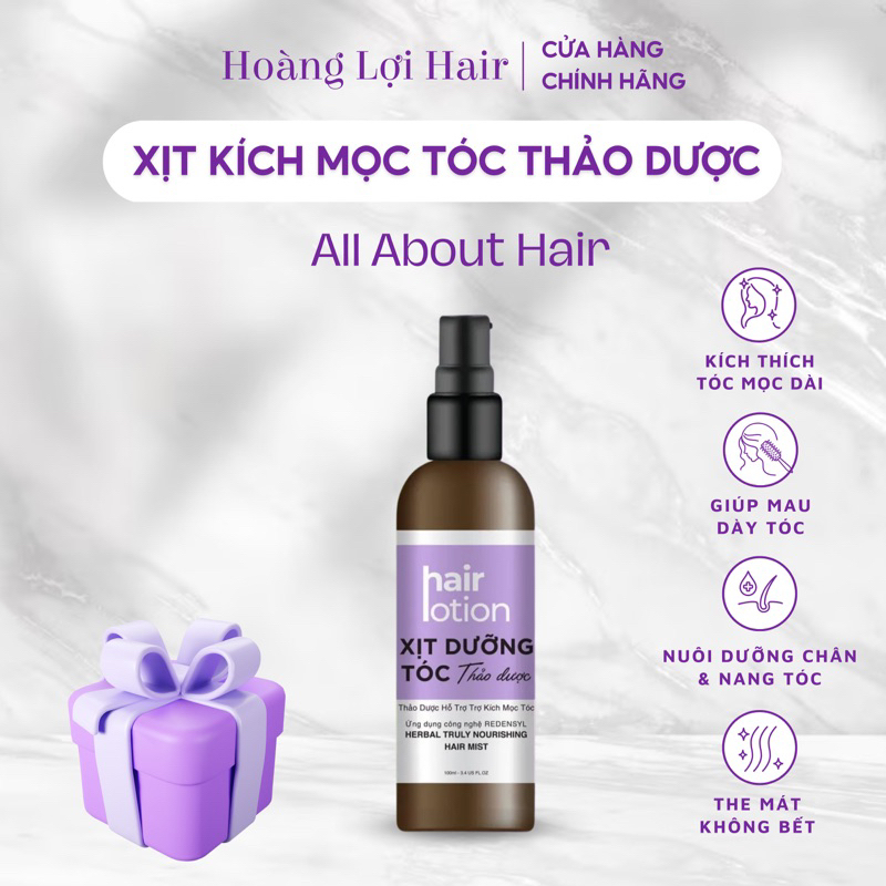 Xịt kích mọc tóc cao thảo dược hammade 100ml