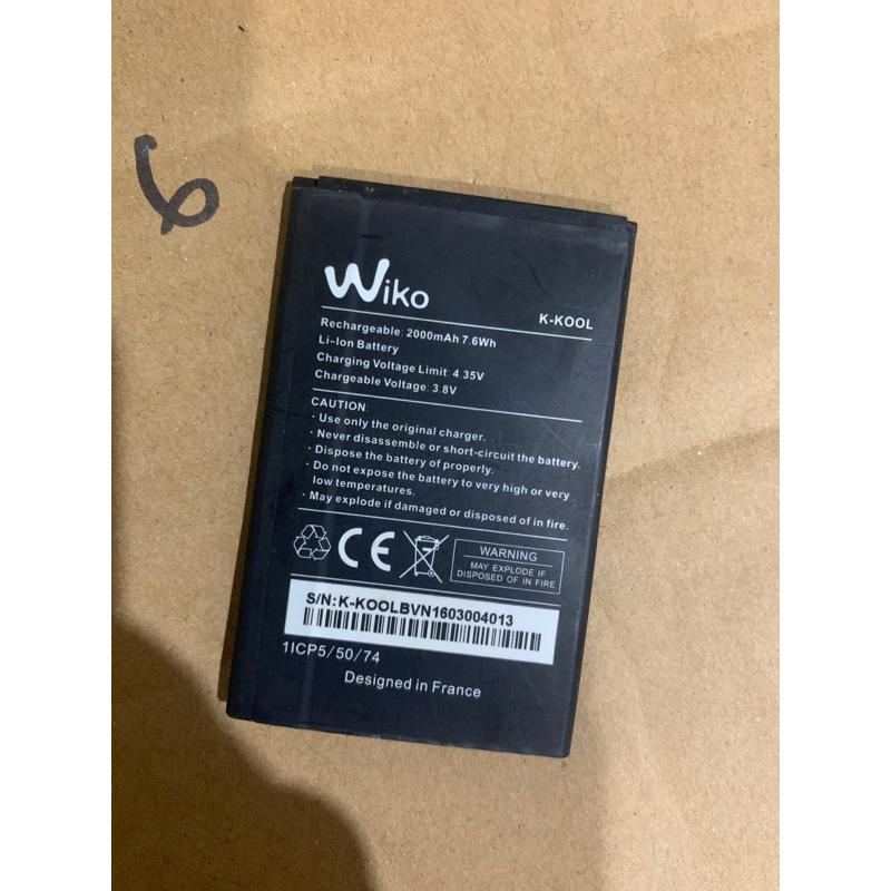 pin wiko k-kool