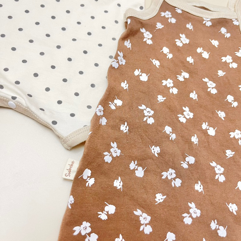 Body đùi 2 dây cho bé gái cotton Hàn mềm mịn