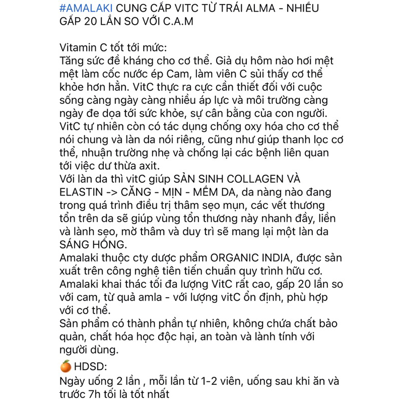 Amalaki Himalaya hộp 60v - Sáng da cung cấp Vitamin C tự nhiên tăng cường đề kháng