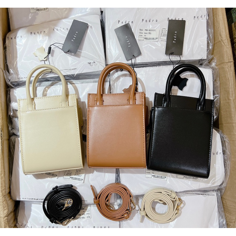 TÚi XÁch Nữ Cầm Tay Đeo Chéo Đeo Vai Pe dro size 13*5*17