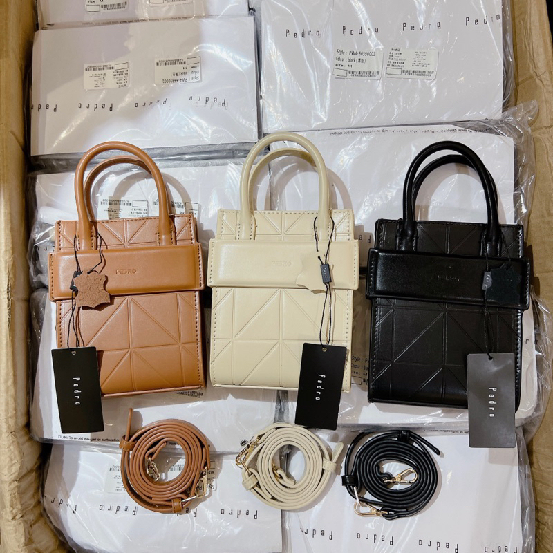 TÚi XÁch Nữ Cầm Tay Đeo Chéo Đeo Vai Pe dro size 13*5*17