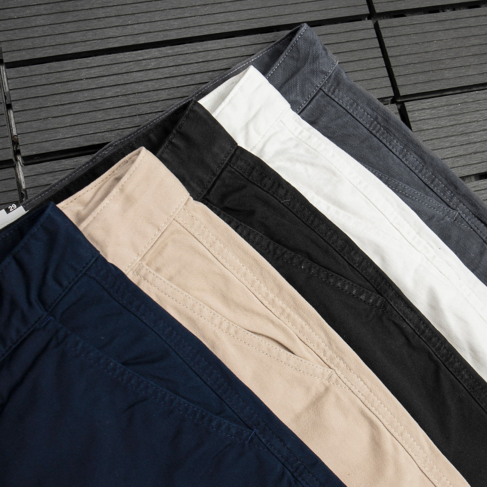 Quần Short Kaki - Doki cao cấp màu xanh than, quần sooc nam chất co giãn thoải mái, quần short nam cotton thoáng mát