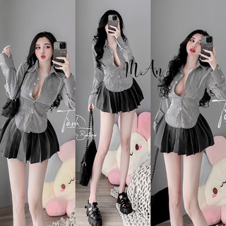 Set áo sơmi kẻ