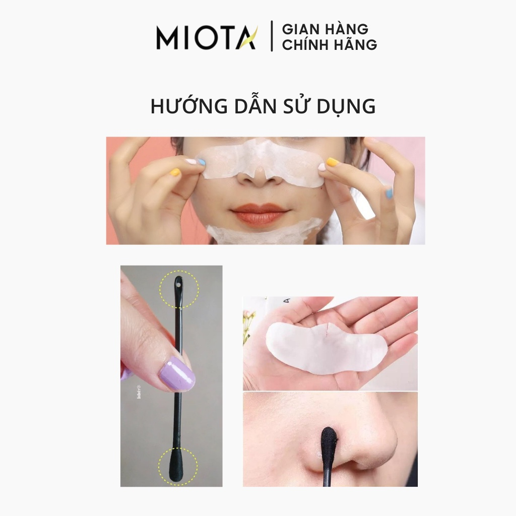 Hộp 20 Miếng mặt nạ mũi đẩy mụn đầu đen sợi bã nhờn Ciracle Blackhead Cotton Mask 5ml