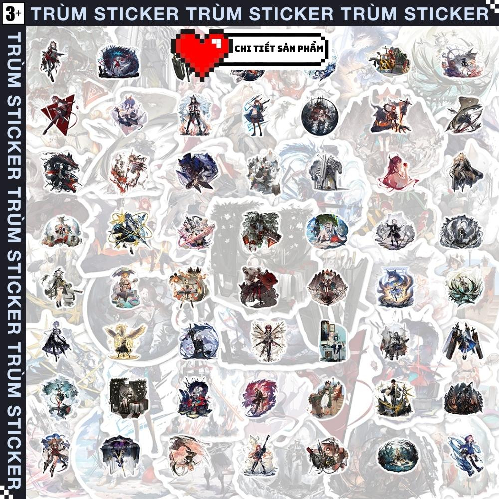 Set 50 Stickers, Hình Dán GAME ARKNIGHTS-game,anime- Trang Trí, Decor Laptop, Cặp Sách - TRÙM STICKERS 017