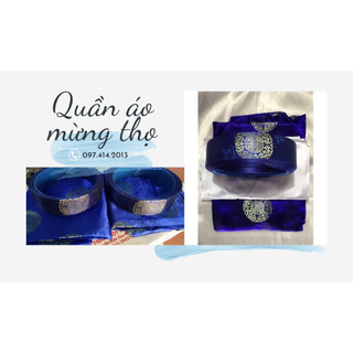 💗Combo Áo dài+Quần+khăn xếp mừng thọ💗