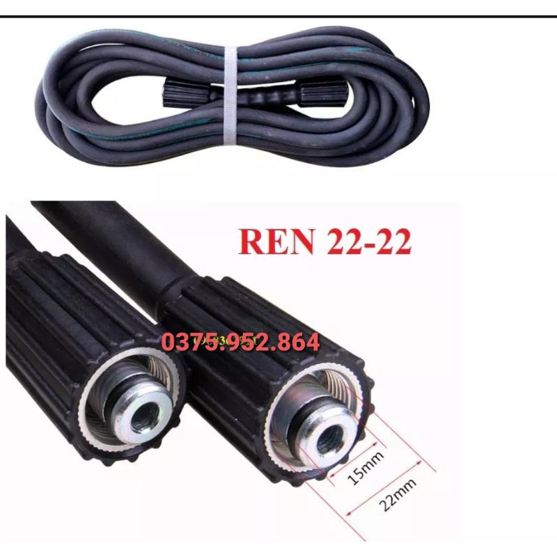 Dây rửa xe cho máy RYOBI 1800W và 2400w