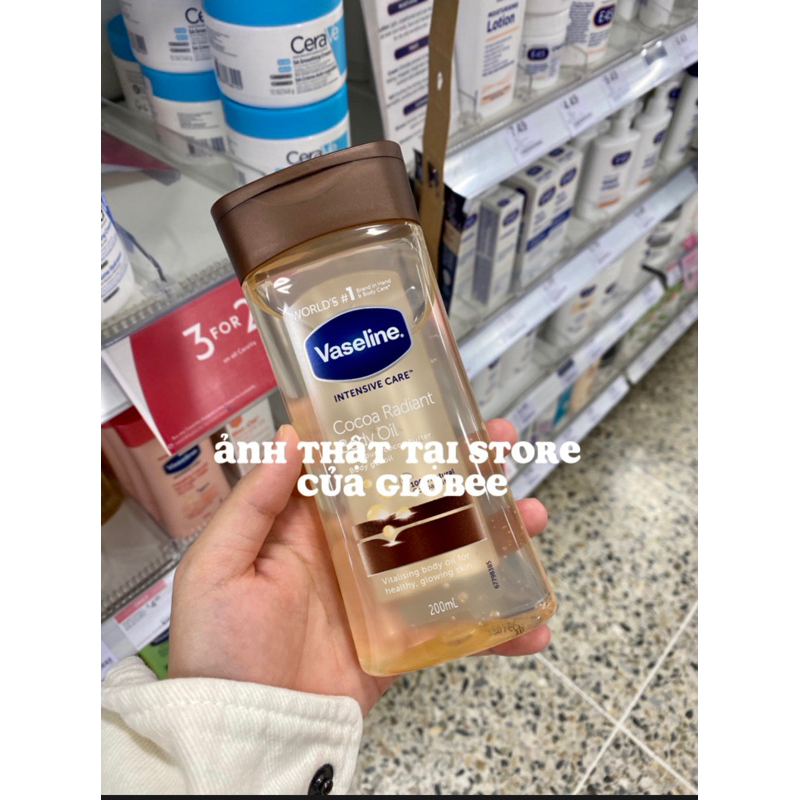 [BILL ANH] DẦU DƯỠNG THỂ VASELINE COCOA RADIANT BODY GEL OIL 200ML | BigBuy360 - bigbuy360.vn