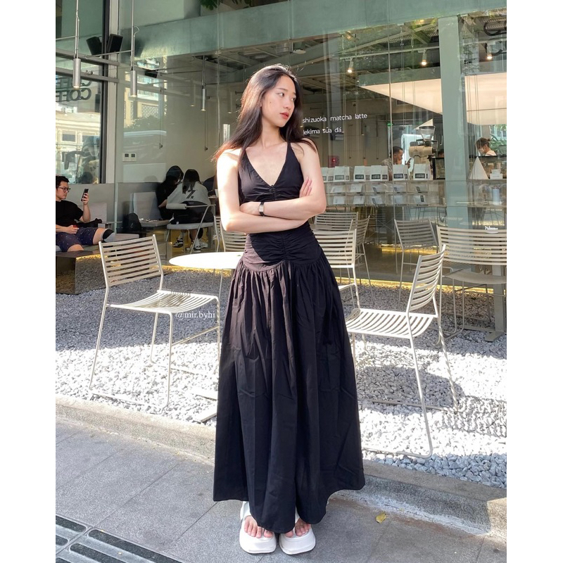 Đầm yếm cột dây mockin sau | MOCIN DRESS | mir.byhi
