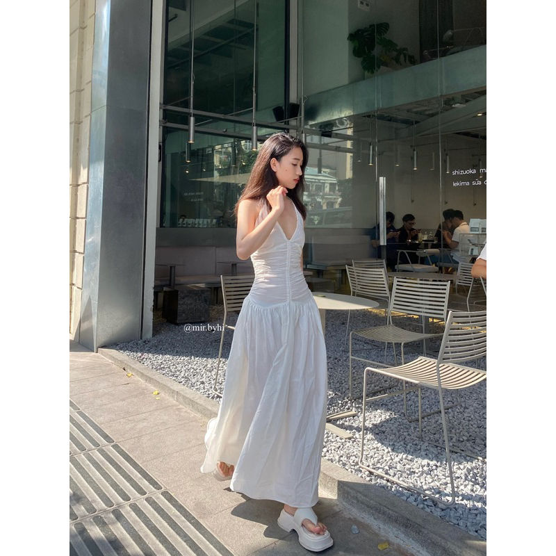 Đầm yếm cột dây mockin sau | MOCIN DRESS | mir.byhi