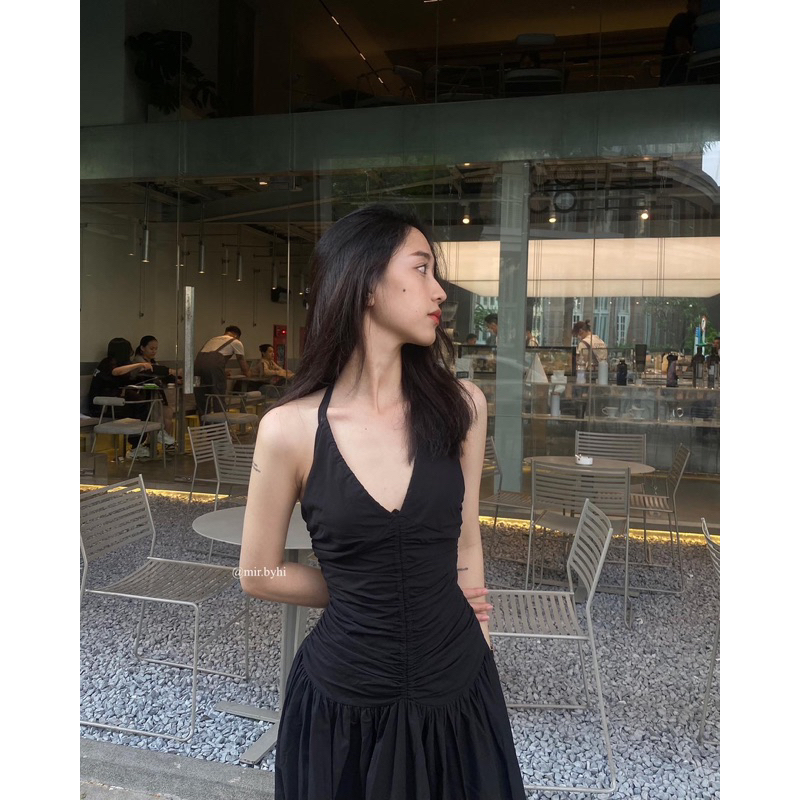 Đầm yếm cột dây mockin sau | MOCIN DRESS | mir.byhi