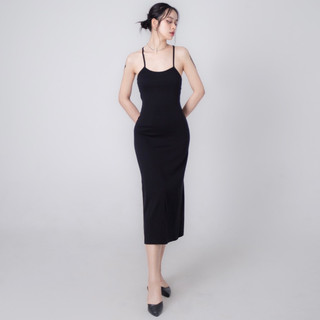 Váy body hai dây dáng dài basic Tender DRESS