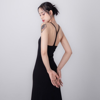 Váy body hai dây dáng dài basic Tender DRESS