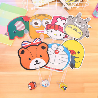 Quạt cầm tay cho bé trai bé gái bằng nhựa hình cute đáng yêu