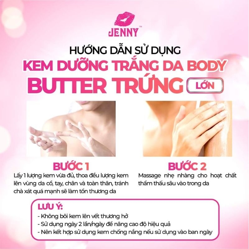 Kem Body BUTTER Trứng Nhỏ Jenny