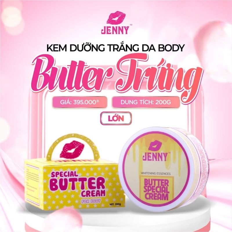 Kem Body BUTTER Trứng Nhỏ Jenny