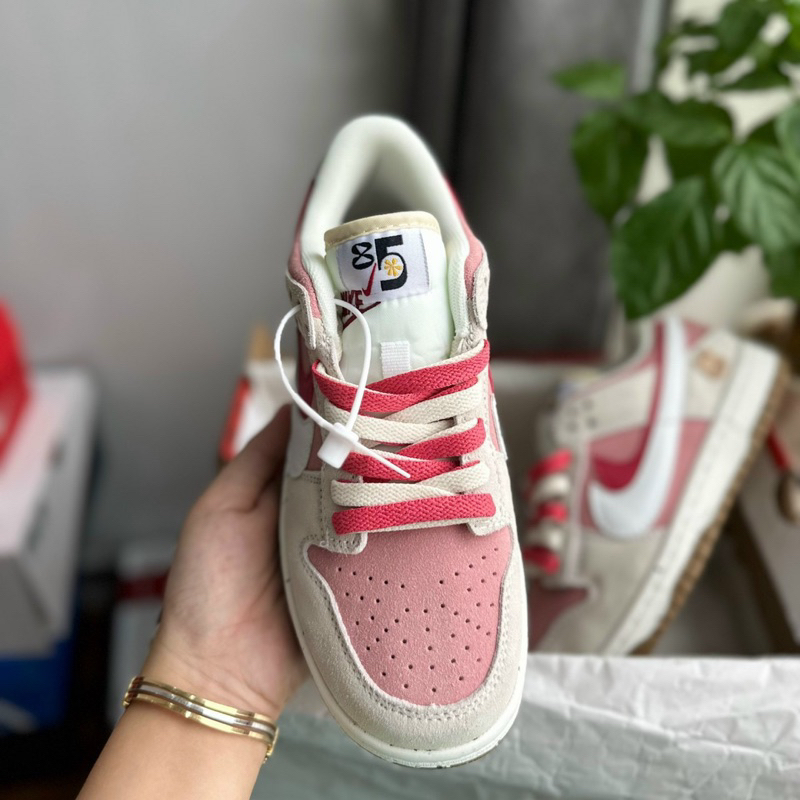 Giày thể thao Ni..ke Sb Thỏ sneaker xám Hồng full sz nữ bill box