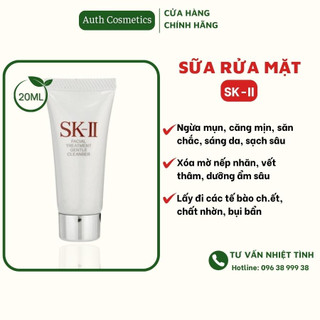 Sữa Rửa Mặt Skii Sk2 SK-II Facial Treatment Gentle Cleanser Ngừa mụn săn chắc sáng da sạch sâu mờ nếp nhăn thâm nám