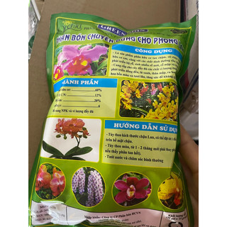 Phân bón chuyên dùng cho phong lan, túi lớn gồm 30 túi lưới nhỏ đặt gốc lan