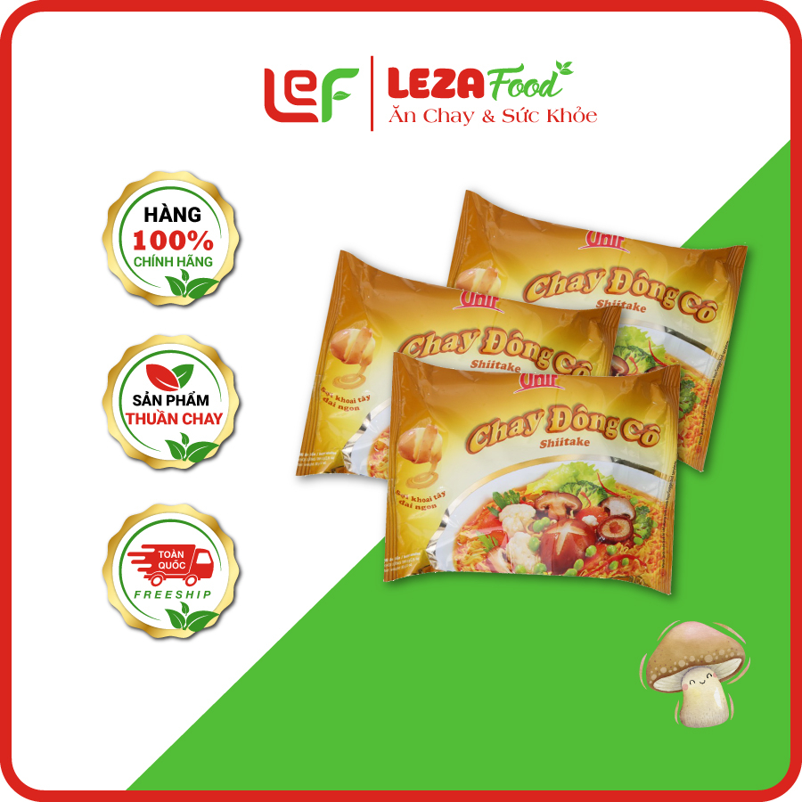 Mì Unif Chay Nấm Đông Cô 80g gói