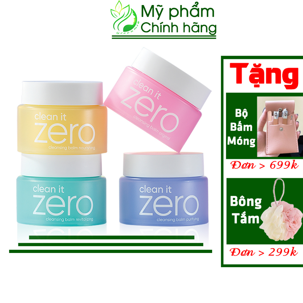 Sáp Tẩy Trang Zero Banila Co Clean It 100g 25g Đủ Màu Original Purifying Revitalizing Nourishing [CHÍNH HÃNG]