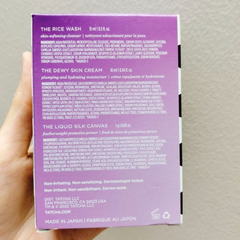 Set dưỡng da mini Tatcha