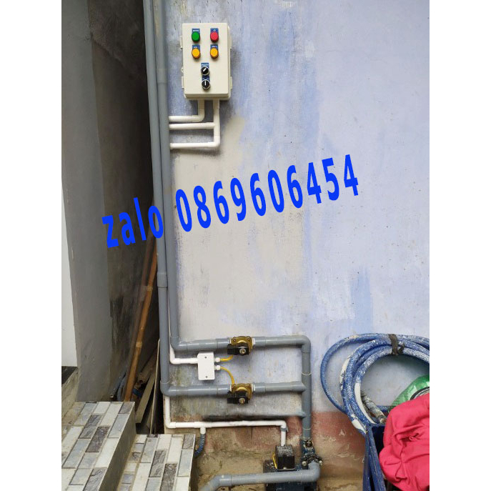 tủ bơm tự động 2 bồn 1 máy bơm