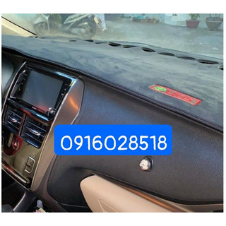 THẢM PHỦ TAPLO VIOS 2019 2020 2021 2022 2023 NHUNG, KHÔNG MÙI, LOẠI DÀY