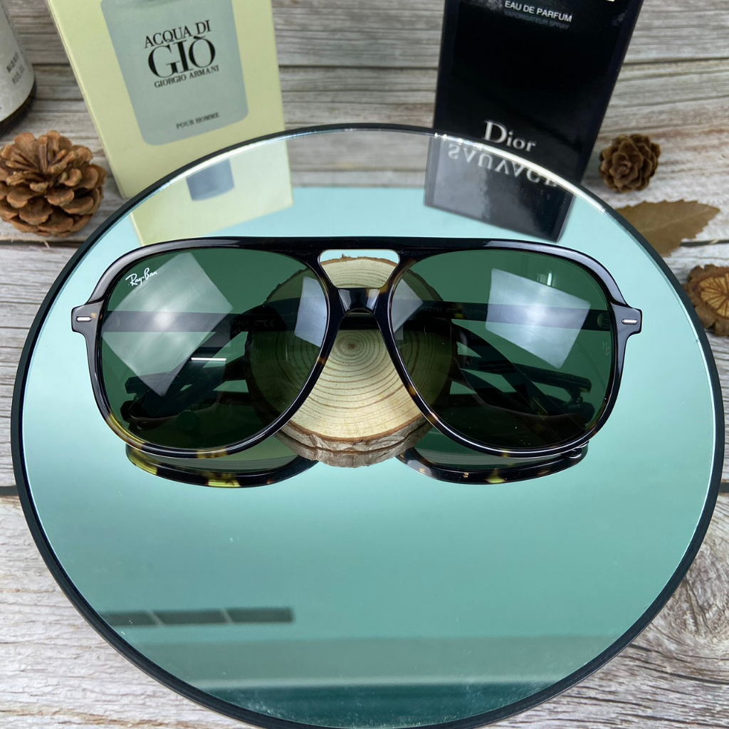 Kính Mát Rayban 2198 Chính Hãng Qua Sử Dụng Bản Ý Mắt Xanh Rau Muống Phong Cách Cho Cả Nam Và Nữ