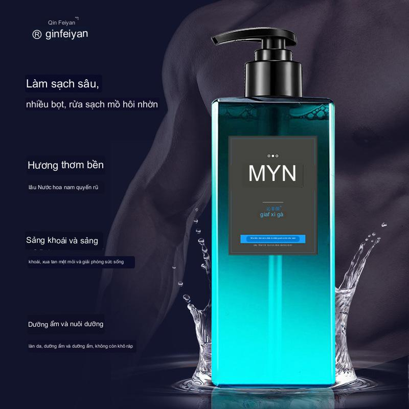 COMBO Sữa tắm gội nước hoa dành cho nam ngăn ngừa đổ mồ hôi suốt 48h, hương nước hoa