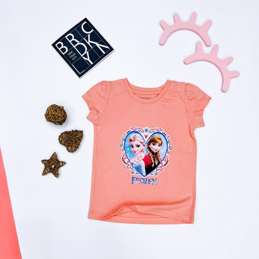 Áo thun bé gái, áo phông bé gái mềm mát, giá gốc tận xưởng 2-6t