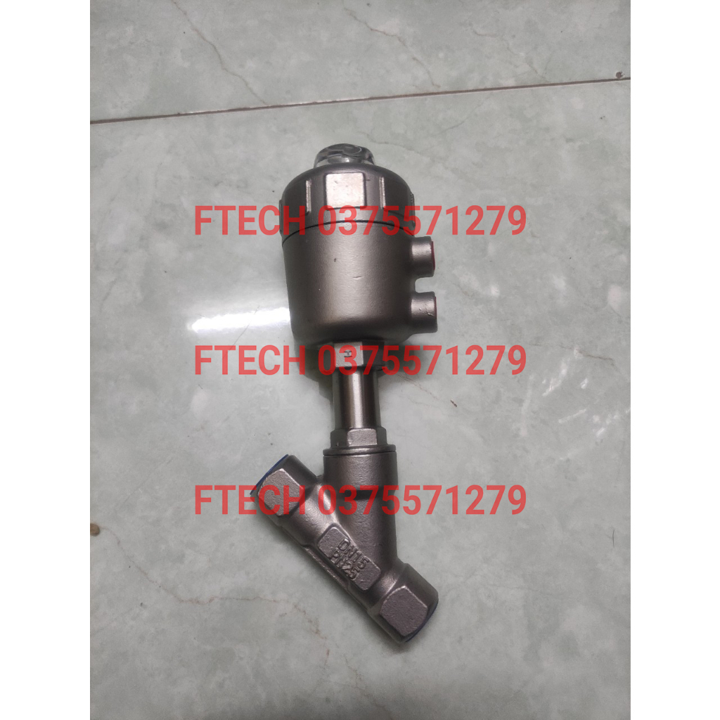Van xiên chữ y DN15 DN20 DN25 DN32 DN40 DN50 van xiên inox bầu nhựa và bầu inox , van khí nén van hơi hơi nóng