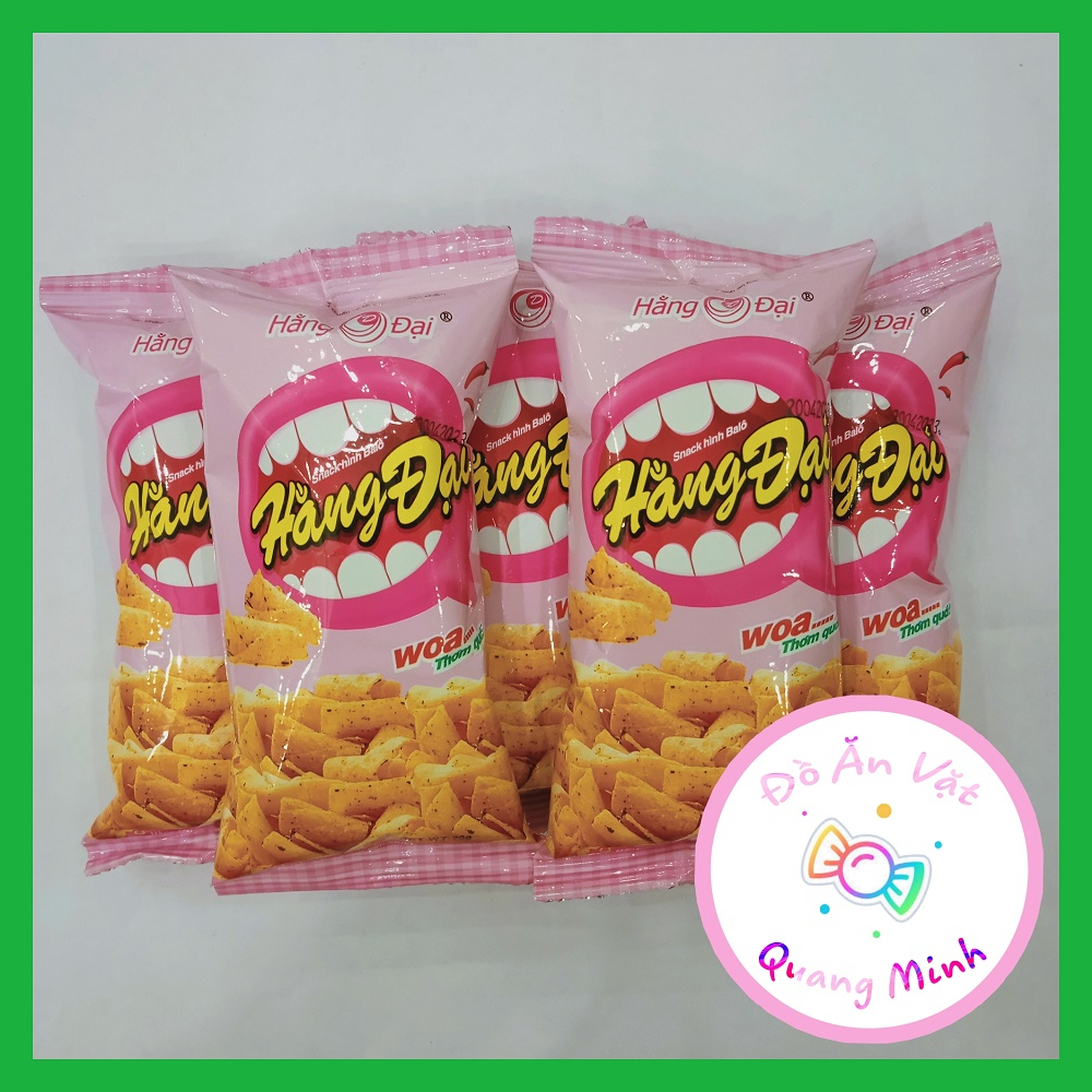 5 gói Snack hình Balo Hằng Đại giòn sụn thơm ngon,đồ ăn vặt cổng trường hot nhất