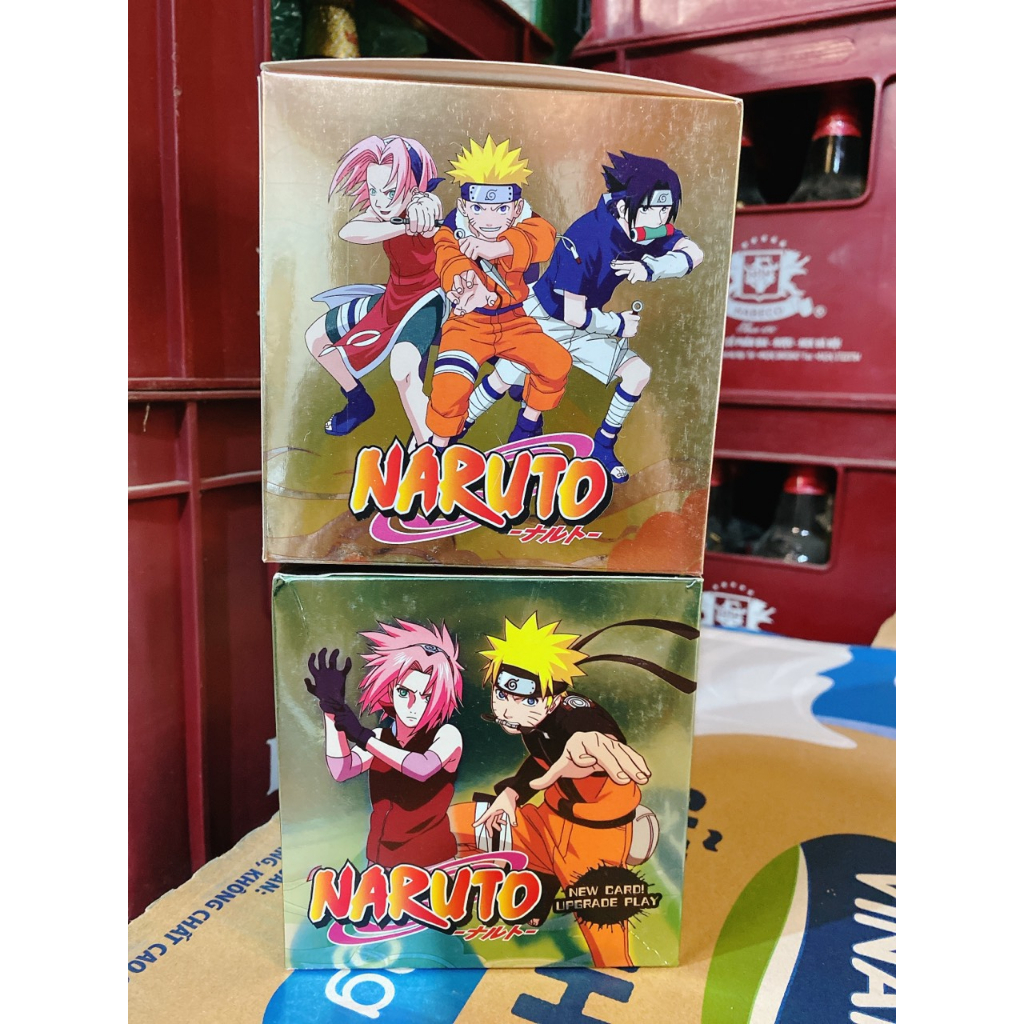 bộ thẻ bài naruto vip hộp 32 túi ( túi 5 thẻ )