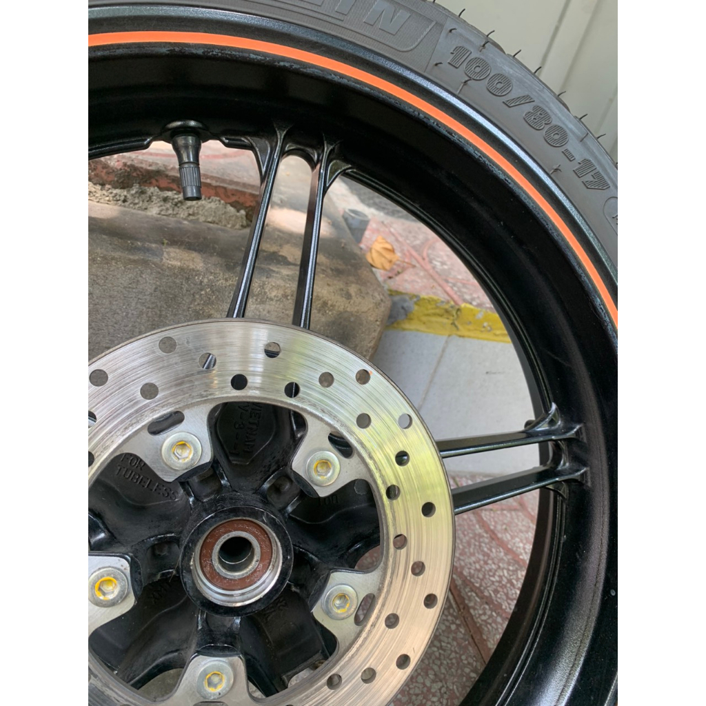 Thanh lý Mâm zin ex150 - Vỏ trc zin 90 - Vỏ sau street 2 100