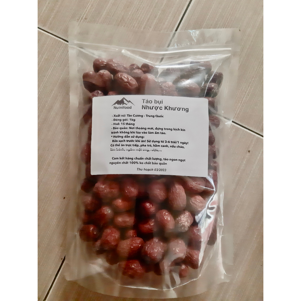 Táo bụi Nhược Khương Size Đại Tân Cương Trung quốc Túi 1kg