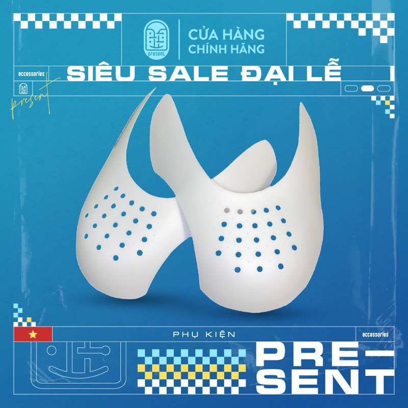 Bảo vệ mũi giày sneaker chống gãy, chống nhăn Present Original Sneakers