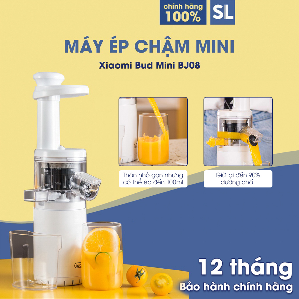 Máy Ép Chậm Trái Cây Hoa Quả Rau Củ BUD MINI