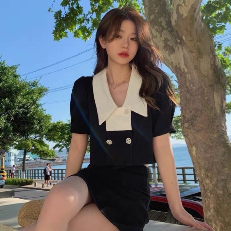 Áo sơ mi tiểu thư phong cách Hàn Quốc