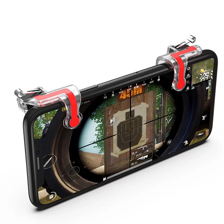 Bộ 2 Nút Bấm Chơi Game MN Trong Suốt Pubg Chơi Pubg, Ros, Free Fire, Knight Out Bản Nâng Cấp