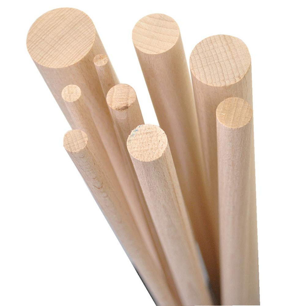 Thanh gỗ thông tròn 1m6  được bào láng dùng decor, trang trí,rèm cửa,...