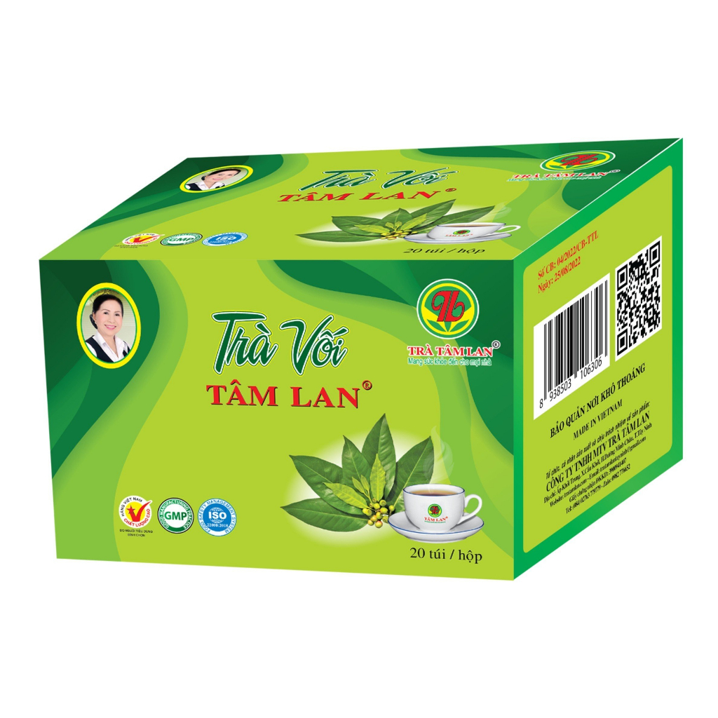 TRÀ VỐI TÂM LAN hộp 80g được 20 túi lọc