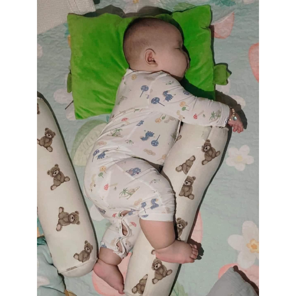 Bodysuit dài tay cài thẳng họa tiết khí cầu và nấm - khủng long siêu đáng yêu cho bé từ sơ sinh đến 18 tháng