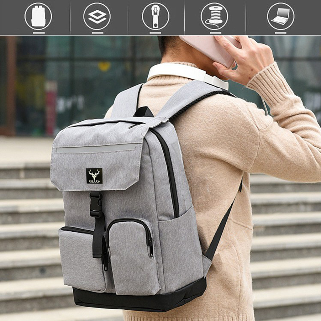 Bộ Balo Thời Trang Đa Năng Và Túi Đeo Messenger PRAZA - BL183DC095