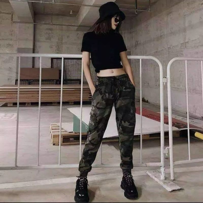 Quần jogger kaki rằn ri nam và nữ , quần lính nam nữ túi hộp loại 1 | BigBuy360 - bigbuy360.vn