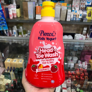 Sữa tắm gội toàn thân Pureen 750ml hương phúc bồn tử