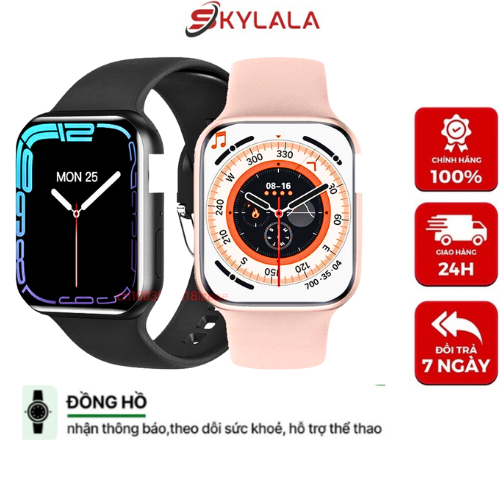 Đồng hồ thông minh SKYLALA ,Chống Nước Nghe Gọi Kết Nối Điện Thoại Nhận Thông Báo, Bản Mới Nhất, bảo hành 12 tháng