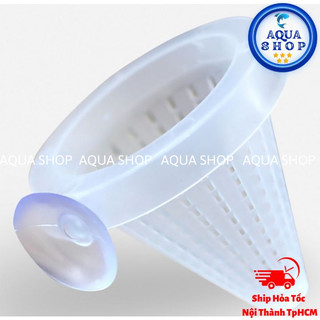 Phễu đựng giun phễu đựng thức ăn rổ đựng giun dụng cụ đựng giun cho cá ăn