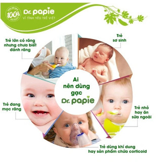 Gạc rơ lưỡi Dr Papie 30pcs